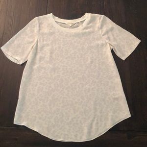 Rebecca Taylor leopard blouse